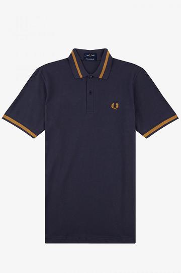 Deep Grey Fred Perry M2 Men's Polo Shirts | PH 1389TCEV